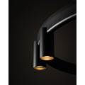 Люстра Nowodvorski 12285 Fourty Round GU10 R35+LED 7+6x10W+9W 3000K 710Lm IP20 чорна4